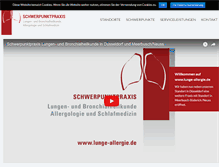Tablet Screenshot of lunge-allergie.de